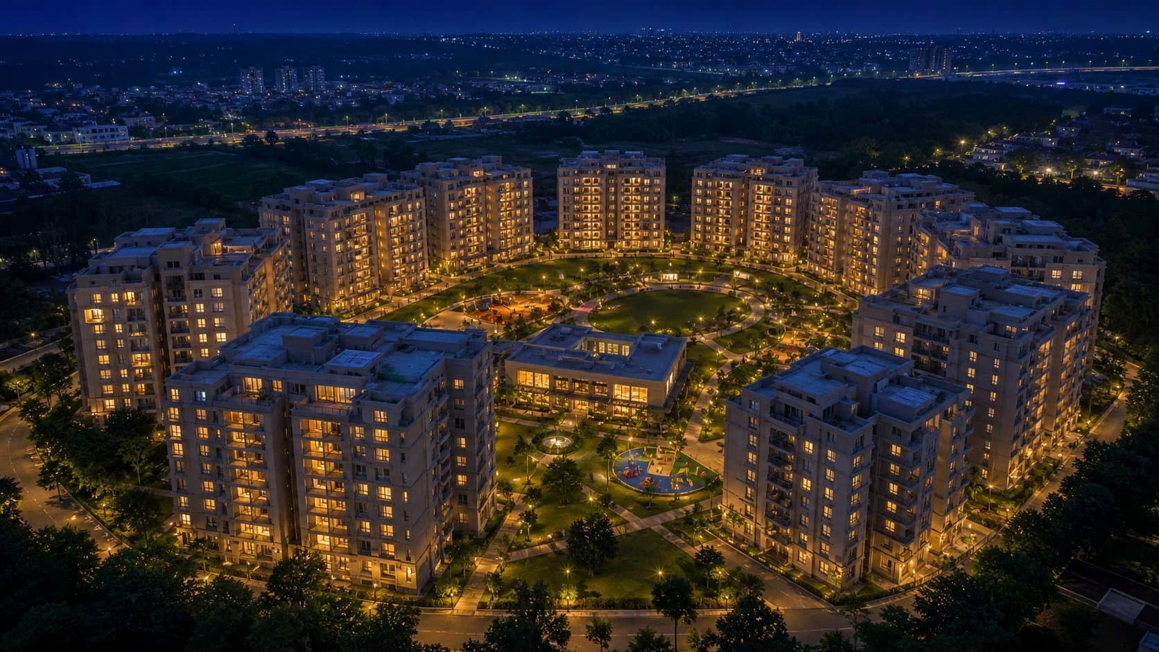 Gaur City 1, Gaur City, Tech Zone 1, Greater Noida West, artistic impression