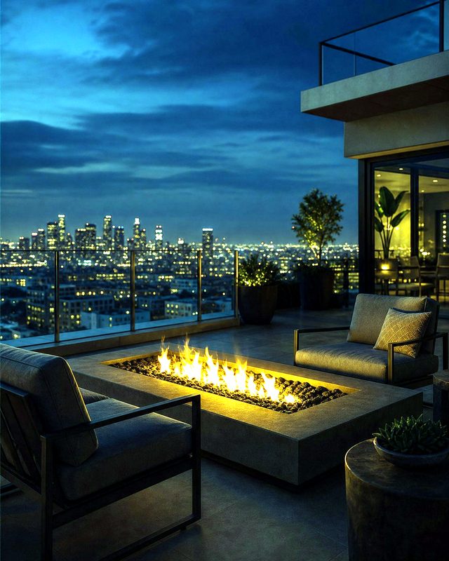 Terrace, evening