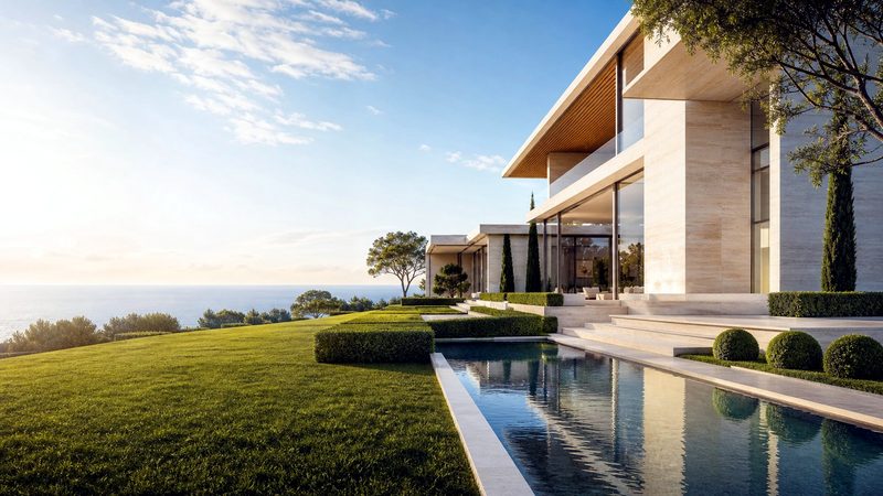 The villa